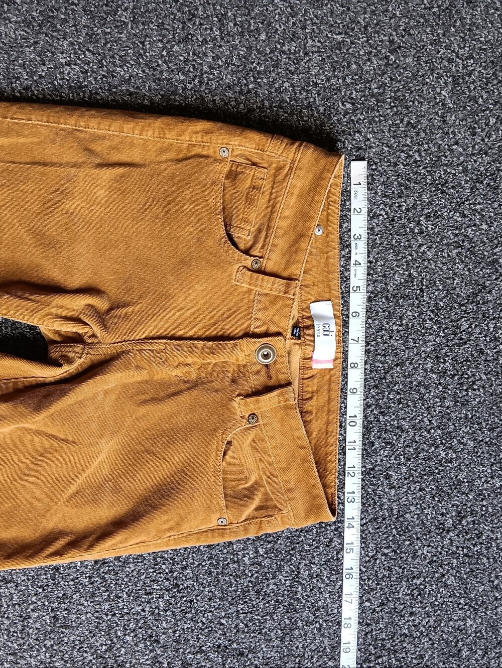 Cabi Autumn Ochre Corduroy Skinny Pants Jeans Womens Size 2, Brown Fall - Picture 7 of 11